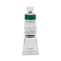 Schmincke Mussini Oil Color - Semi-Transparent, Chromium Oxide Green Brilliant, 35 ml tube