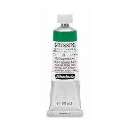 Schmincke Mussini Oil Color - Transparent, Helio Green Light, 35 ml tube