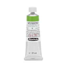 Schmincke Mussini Oil Color - Chrome Green Tone Light, 35 ml tube