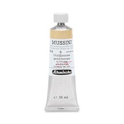 Schmincke Mussini Oil Color - Gold Bronze, 35 ml tube