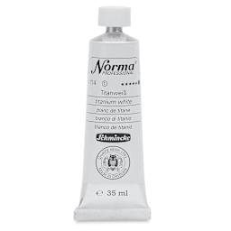 Schmincke Norma Professional Oil Paint - Titanium White, 35 ml, Tube