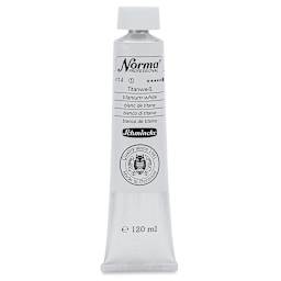 Schmincke Norma Professional Oil Paint - Titanium White, 120 ml, Tube