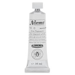 Schmincke Norma Professional Oil Paint - Zinc Titanium White, 35 ml, Tube