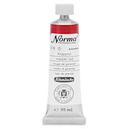 Schmincke Norma Professional Oil Paint - Madder Red, 35 ml, Tube