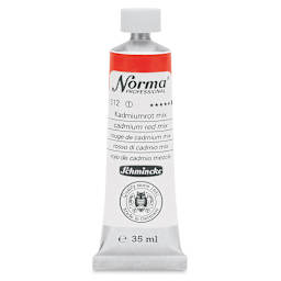 Schmincke Norma Professional Oil Paint - Cadmium Red Mix, 35 ml, Tube
