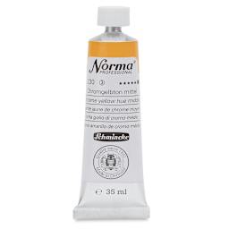 Schmincke Norma Professional Oil Paint - Chrome Yellow Hue Medium, 35 ml, Tube