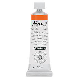Schmincke Norma Professional Oil Paint - Brilliant Orange, 35 ml, Tube