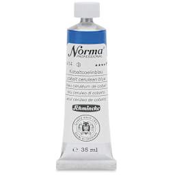Schmincke Norma Professional Oil Paint - Cobalt Cerulean Blue, 35 ml, Tube