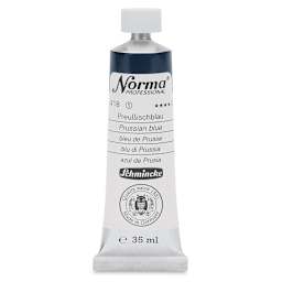Schmincke Norma Professional Oil Paint - Prussian Blue, 35 ml, Tube