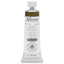 Schmincke Norma Professional Oil Paint - Olive Green, 35 ml, Tube