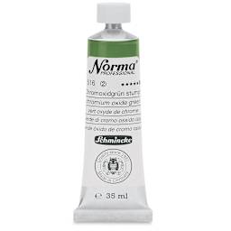Schmincke Norma Professional Oil Paint - Chromium Oxide Green, 35 ml, Tube