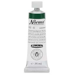 Schmincke Norma Professional Oil Paint - Chromium Oxide Green Brilliant, 35 ml, Tube