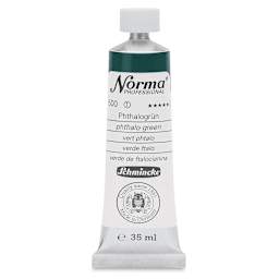 Schmincke Norma Professional Oil Paint - Phthalo Green, 35 ml, Tube