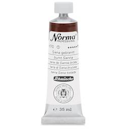 Schmincke Norma Professional Oil Paint - Burnt Sienna, 35 ml, Tube