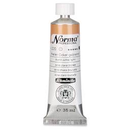 Schmincke Norma Professional Oil Paint - Burnt Ochre Light, 35 ml, Tube