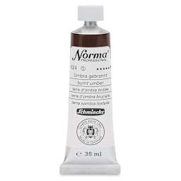 Schmincke Norma Professional Oil Paint - Burnt Umber, 35 ml, Tube