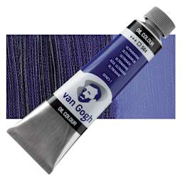 Van Gogh Oil Paint - Ultramarine, 40 ml tube and swatch