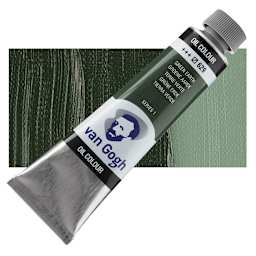 Van Gogh Oil Paint - Terre Verde, 40 ml tube and swatch