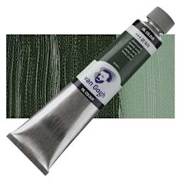 Van Gogh Oil Paint - Terre Verde, 200 ml tube and swatch