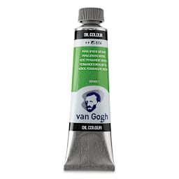 Van Gogh Oil Paint - Permanent Green Medium, 40 ml tube