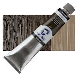 Van Gogh Oil Paint - Raw Umber, 200 ml tube and swatch