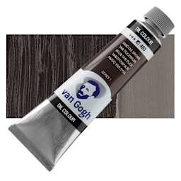 Van Gogh Oil Paint - Vandyke Brown, 40 ml tube and swatch