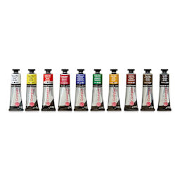 Daler-Rowney Georgian Oil Paint - Selection Set of 10, 38 ml, Tubes
