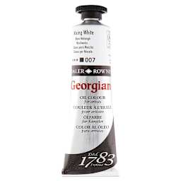 Daler-Rowney Georgian Oil Color - Mixing White, 38 ml tube