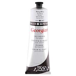 Daler-Rowney Georgian Oil Color - Mixing White, 225 ml  tube