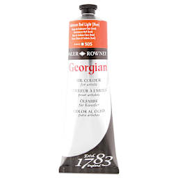 Daler-Rowney Georgian Oil Color - Cadmium Red Light Hue, 225 ml tube