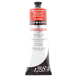 Daler-Rowney Georgian Oil Color - Cadmium Red Deep Hue, 225 ml tube