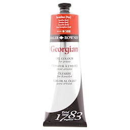 Daler-Rowney Georgian Oil Color - Vermilion Hue, 225 ml tube