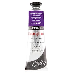 Daler-Rowney Georgian Oil Color - Permanent Mauve, 38 ml tube