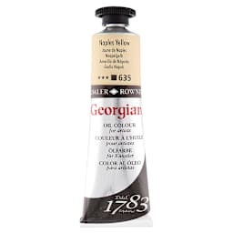 Daler-Rowney Georgian Oil Color - Naples Yellow, 38 ml tube
