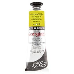 Daler-Rowney Georgian Oil Color - Cadmium Yellow Pale Hue, 38 ml tube