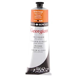 Daler-Rowney Georgian Oil Color - Chrome Orange Deep Hue, 225 ml tube