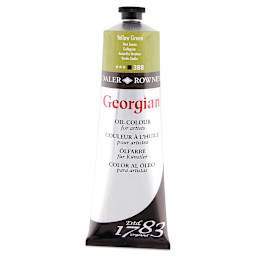Daler-Rowney Georgian Oil Color - Yellow Green, 225 ml tube