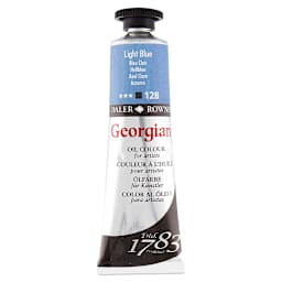 Daler-Rowney Georgian Oil Color - Light Blue, 38 ml tube