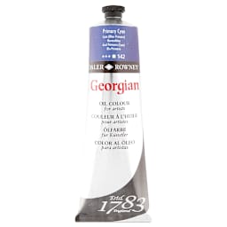 Daler-Rowney Georgian Oil Color - Primary Cyan, 225 ml tube