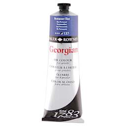 Daler-Rowney Georgian Oil Color - Permanent Blue, 225 ml tube