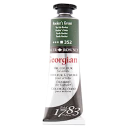 Daler-Rowney Georgian Oil Color - Hooker's Green, 38 ml tube
