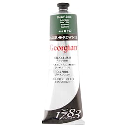 Daler-Rowney Georgian Oil Color - Hooker's Green, 225 ml tube