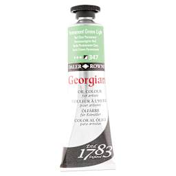 Daler-Rowney Georgian Oil Color - Permanent Light Green, 38 ml tube