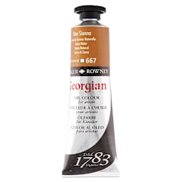 Daler-Rowney Georgian Oil Color - Raw Sienna, 38 ml tube