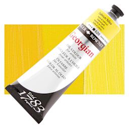 Daler-Rowney Georgian Oil Color - Cadmium Yellow, 225 ml tube and swatch