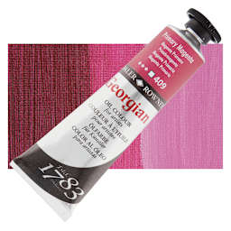 Daler-Rowney Georgian Oil Color - Primary Magenta, 38 ml tube and swatch