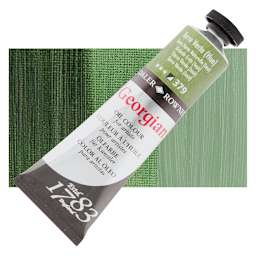 Daler-Rowney Georgian Oil Color - Terre Verte Hue, 38 ml tube and swatch