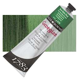 Daler-Rowney Georgian Oil Color - Terre Verte Hue, 225 ml tube and swatch