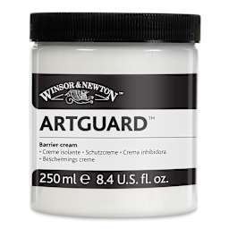 Winsor & Newton Artguard Barrier Cream - Front view of 250 ml jar of cream