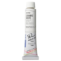 Holbein Duo Aqua Water Soluble Oils - Ceramic White, 110 ml tube